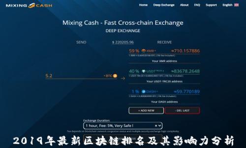 
2019年最新区块链排名及其影响力分析