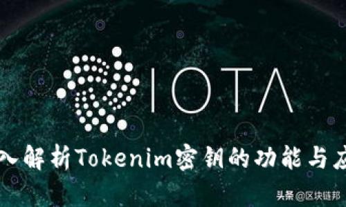 深入解析Tokenim密钥的功能与应用
